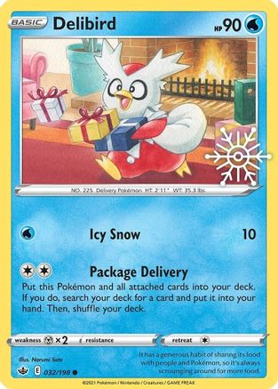 Delibird (Holiday Calendar) (32) Holofoil - Miscellaneous Cards & Products