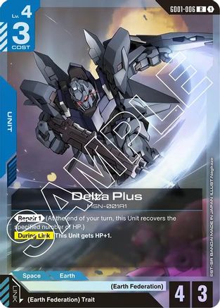 Delta Plus (GD01-006) Holofoil - Newtype Rising