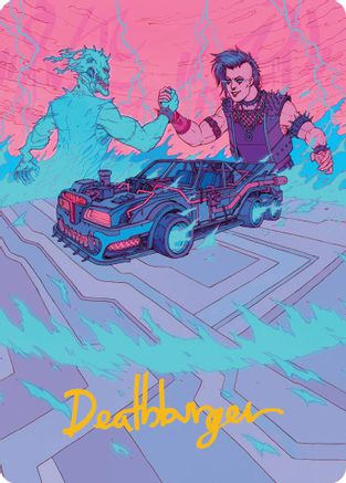 Demonic Junker (040s) Gold-Stamped - Art Series: Aetherdrift