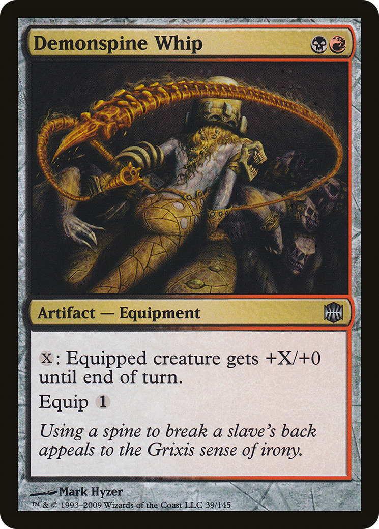 Demonspine Whip (039) Foil - Alara Reborn