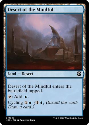 Desert of the Mindful (337) Ripple Foil - Commander: Modern Horizons 3
