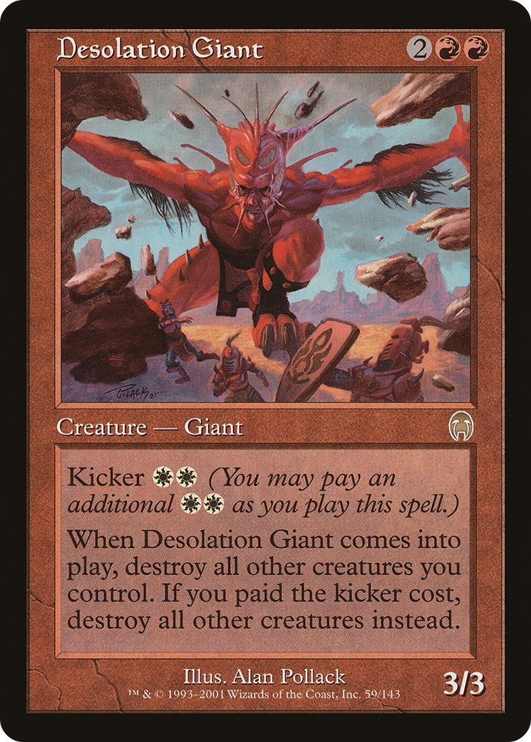 Desolation Giant (059) Foil - Apocalypse