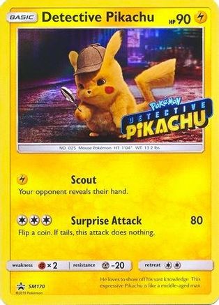 Detective Pikachu (Stamped) (SM170) Holofoil - Black Star Promos