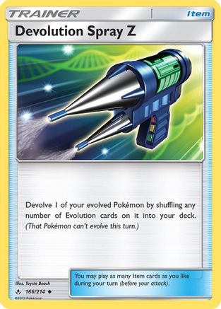 Devolution Spray Z (166) Reverse Holofoil - Unbroken Bonds