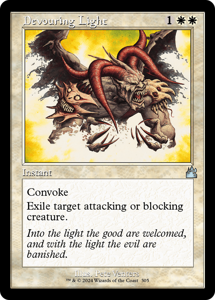 Devouring Light (Retro) (305) Foil - Ravnica Remastered