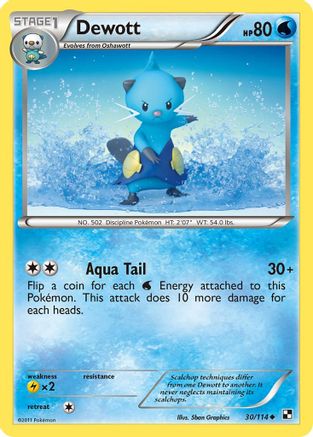 Dewott (30) - Black & White