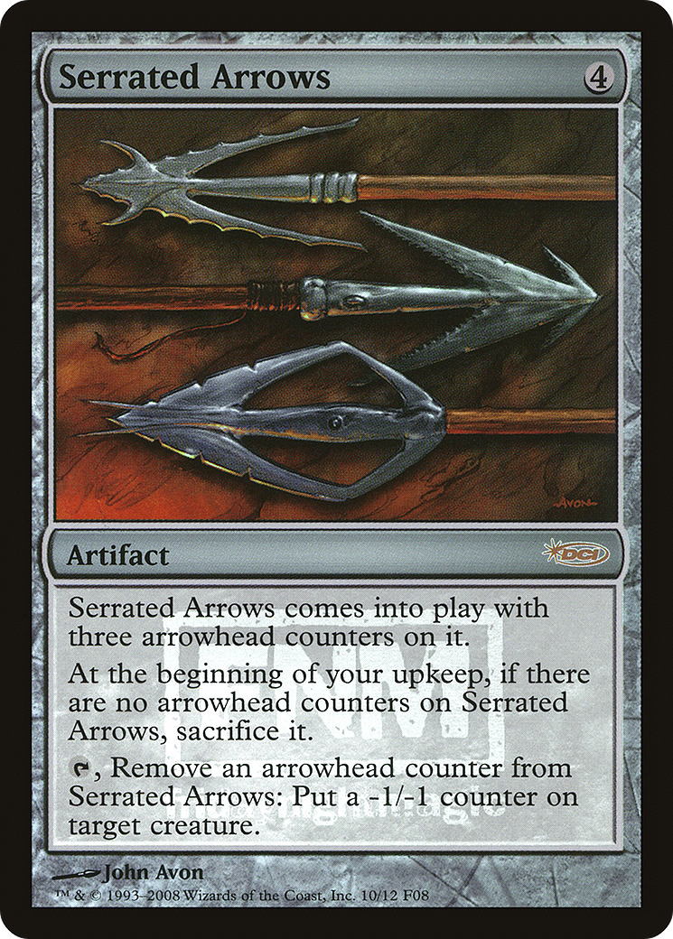 Serrated Arrows (010) Foil - Friday Night Magic 2008