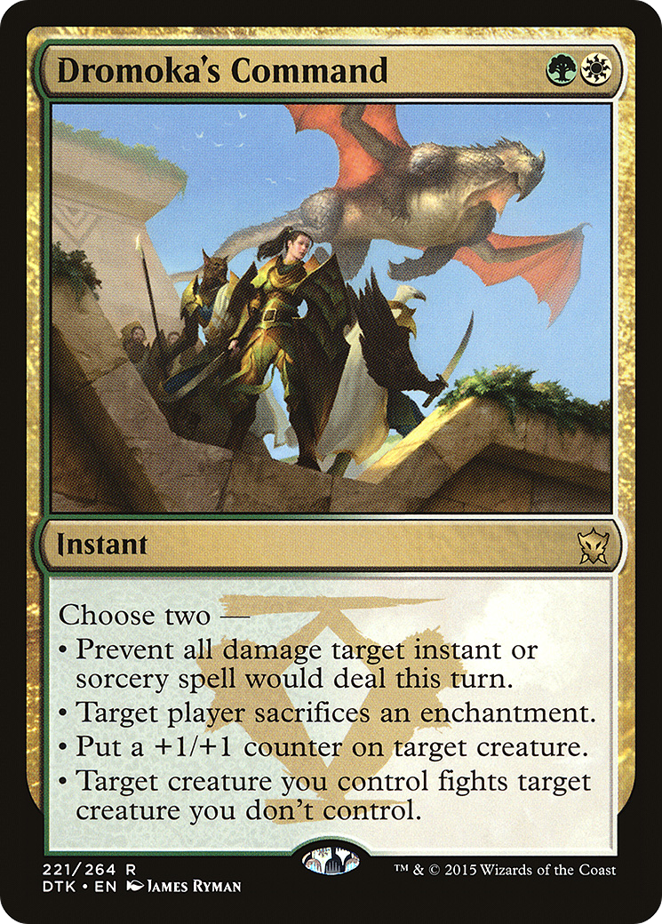 Dromoka's Command (221) Foil - Dragons of Tarkir