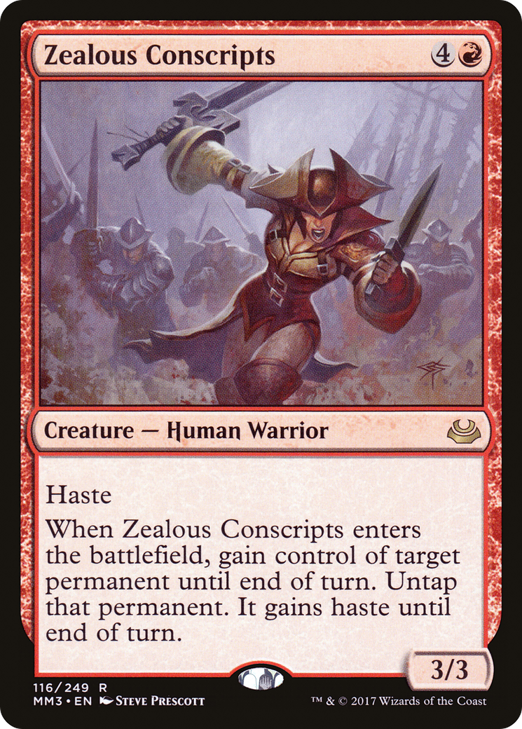 Zealous Conscripts (116) - Modern Masters 2017