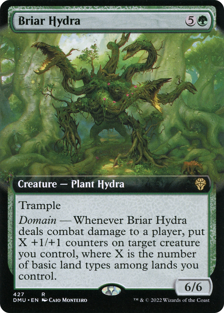 Briar Hydra (Extended Art) (427) - Dominaria United