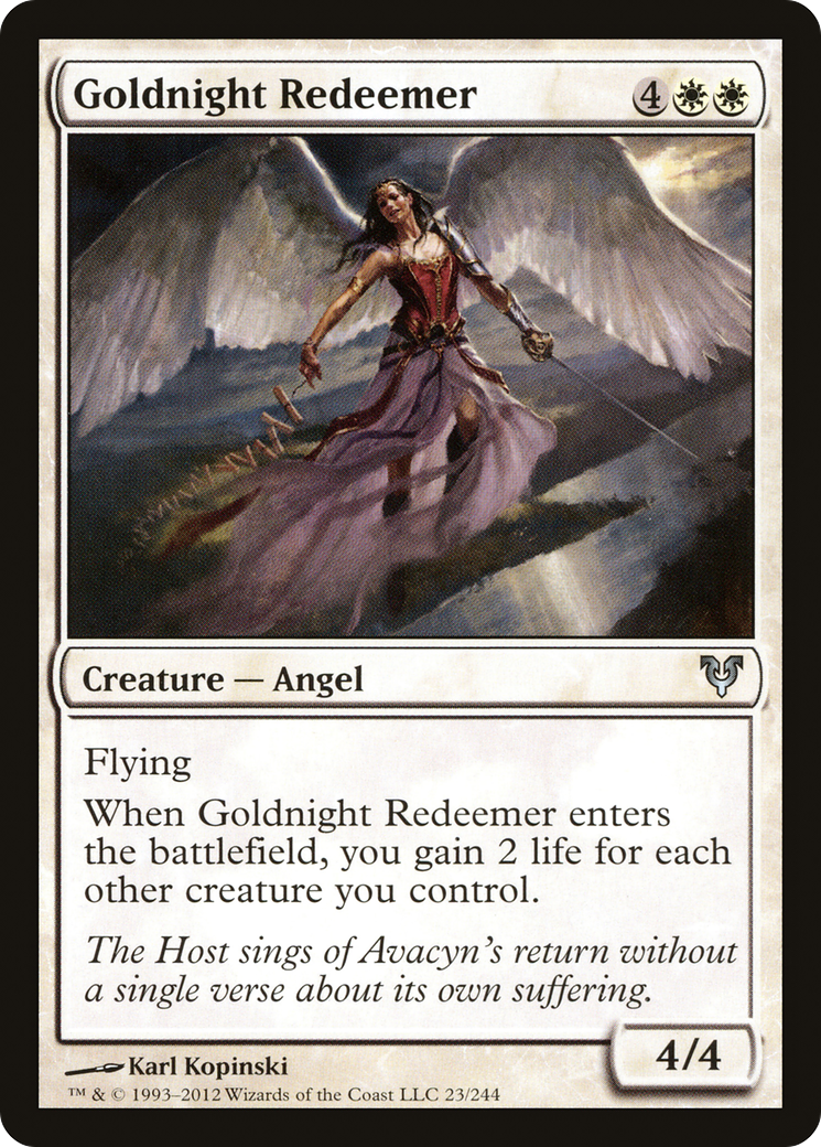 Goldnight Redeemer (023) - Avacyn Restored
