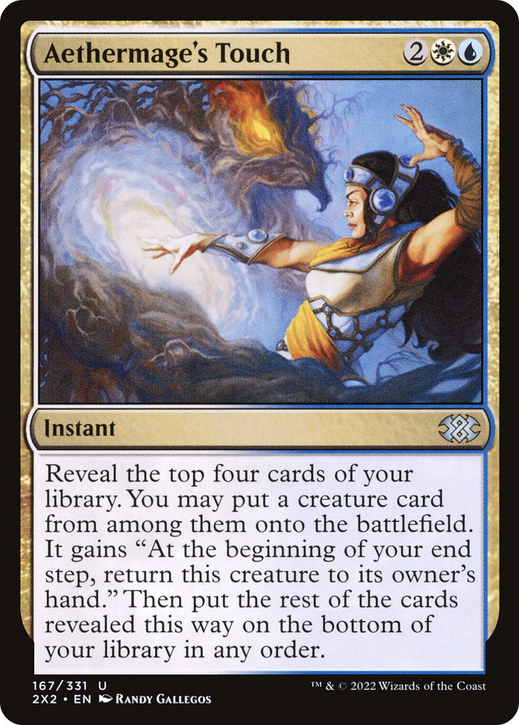 Aethermage's Touch (167) Foil - Double Masters 2022