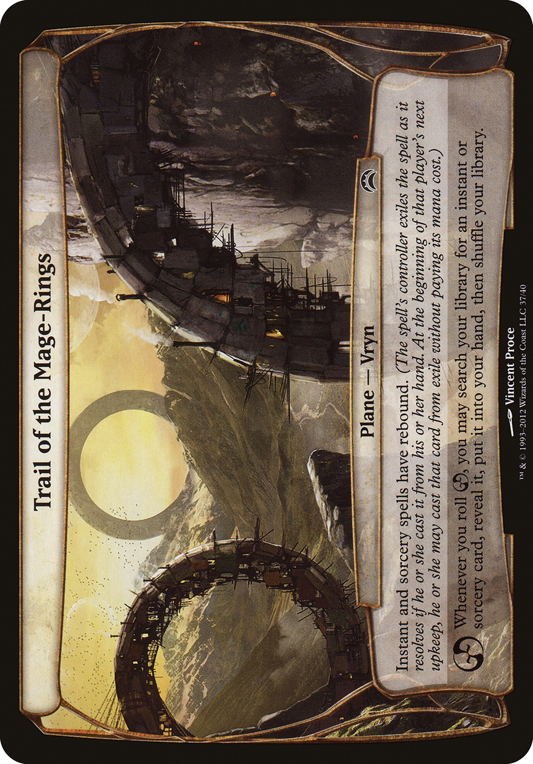 Trail of the Mage-Rings (Planechase 2012) (037) - Planechase 2012 Planes