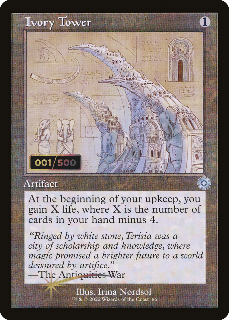 Ivory Tower (Retro) (86z) Foil - The Brothers' War Retro Artifacts