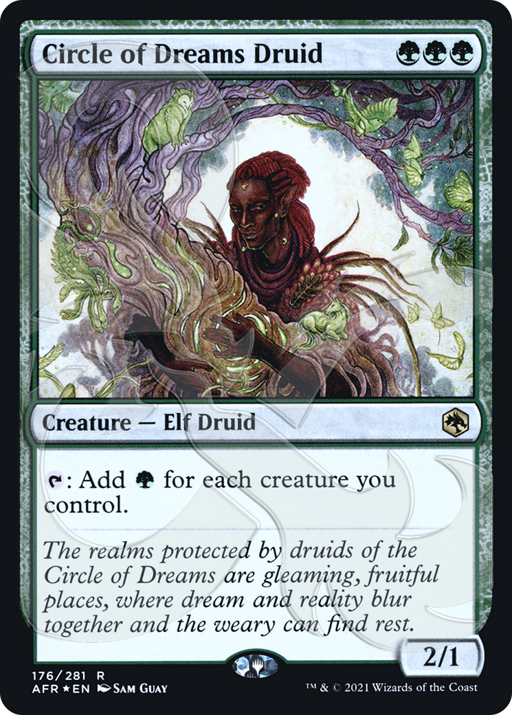 Circle of Dreams Druid (176) Foil - Adventures in the Forgotten Realms Promos