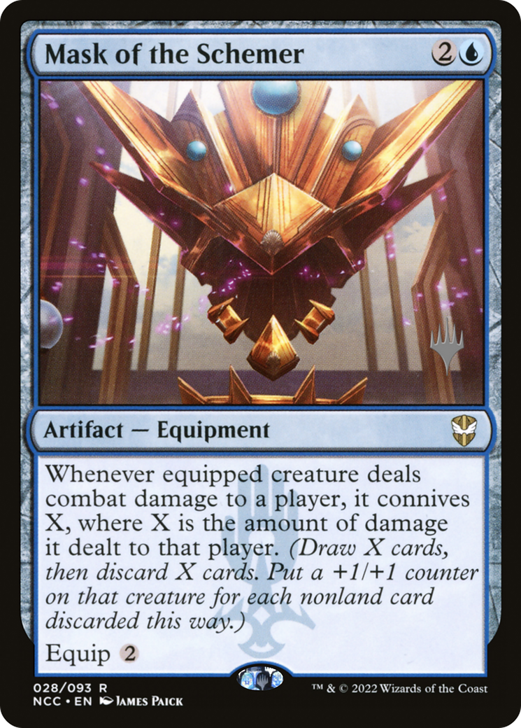 Mask of the Schemer (028) Foil - New Capenna Commander Promos