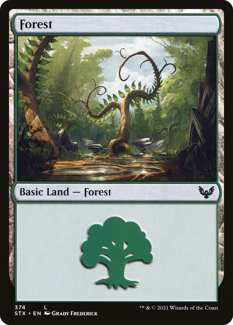 Forest (374) - Strixhaven: School of Mages