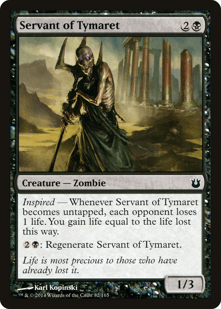 Servant of Tymaret (082) Foil - Born of the Gods