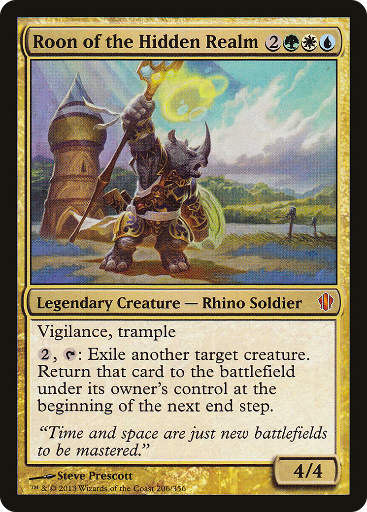 Roon of the Hidden Realm (206) - Commander 2013