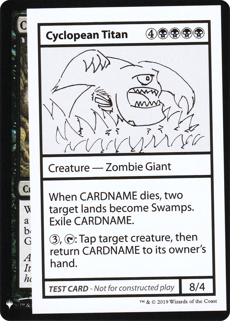 Cyclopean Titan (040) - Mystery Booster Playtest Cards 2019