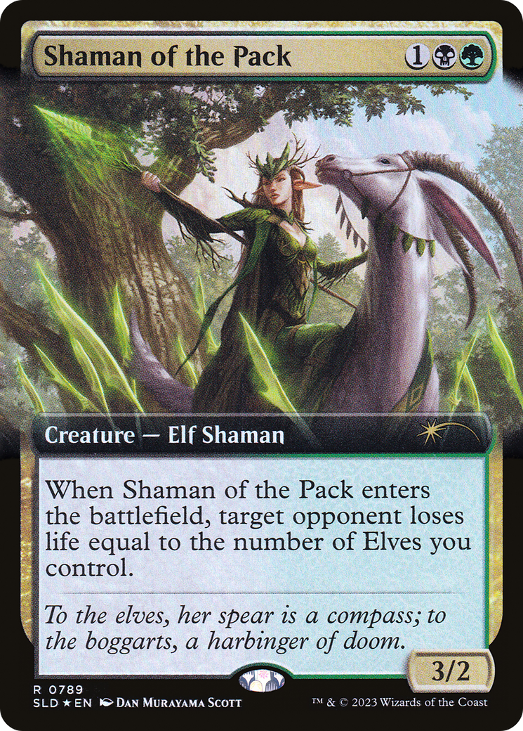 Shaman of the Pack (Extended Art) (789) Foil - Secret Lair Drop