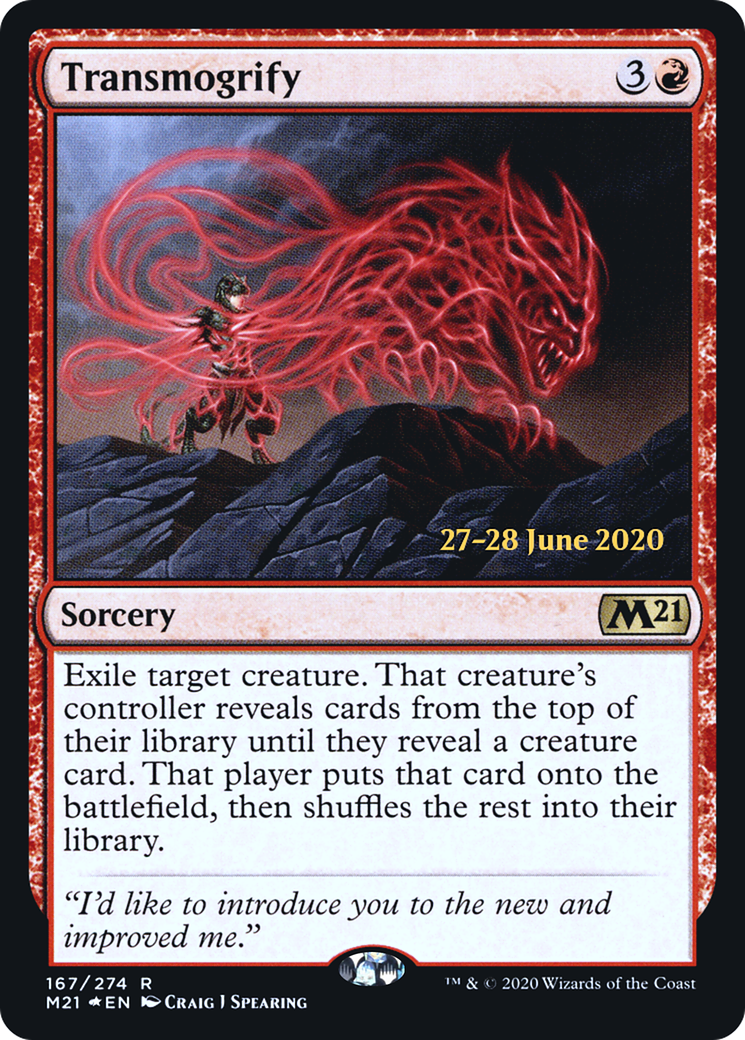 Transmogrify (167s) Foil - Core Set 2021 Promos