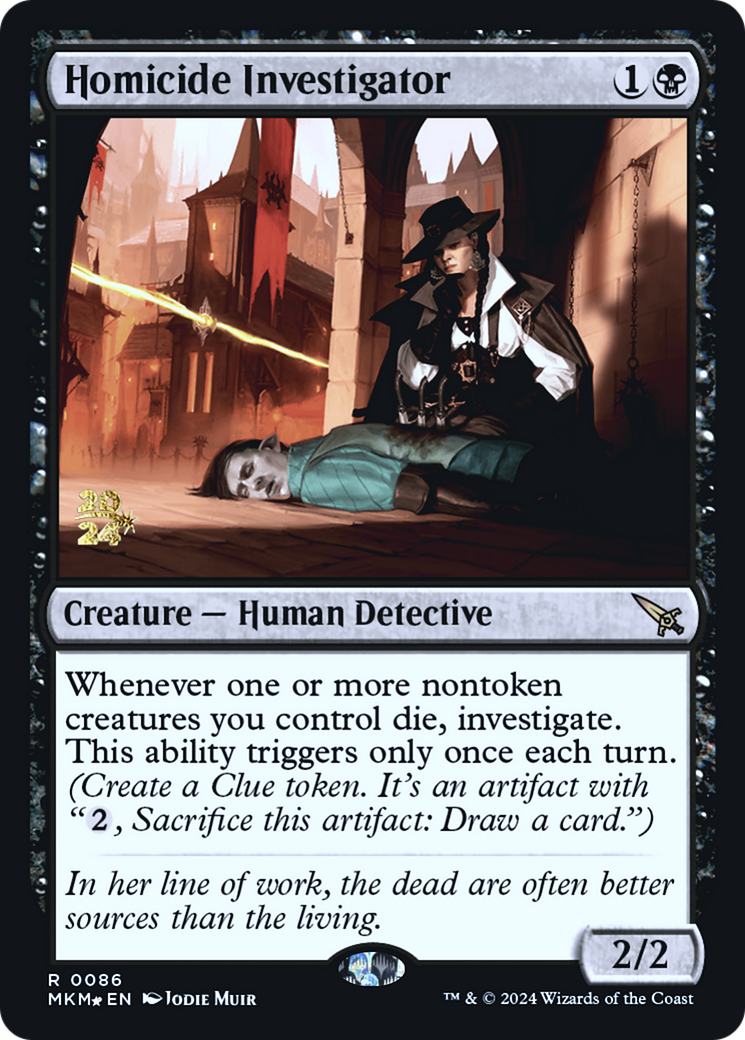 Homicide Investigator (086) Foil - Murders at Karlov Manor Promos