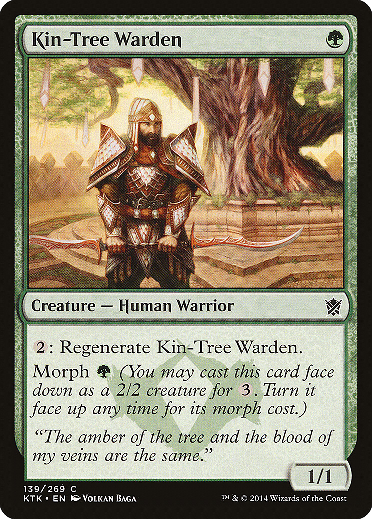 Kin-Tree Warden (139) Foil - Khans of Tarkir