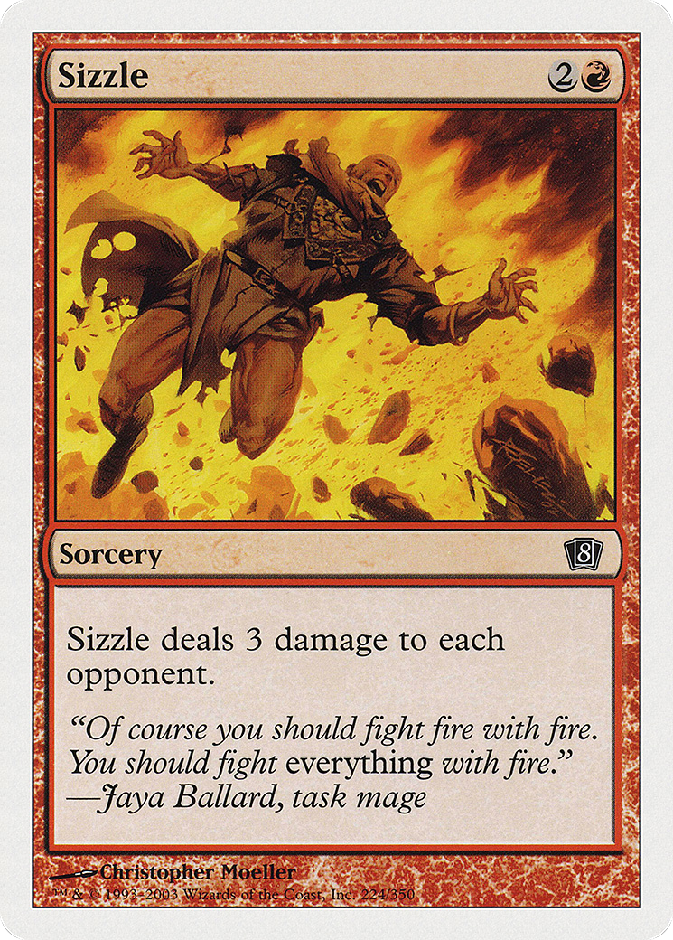 Sizzle (224) Foil - Eighth Edition