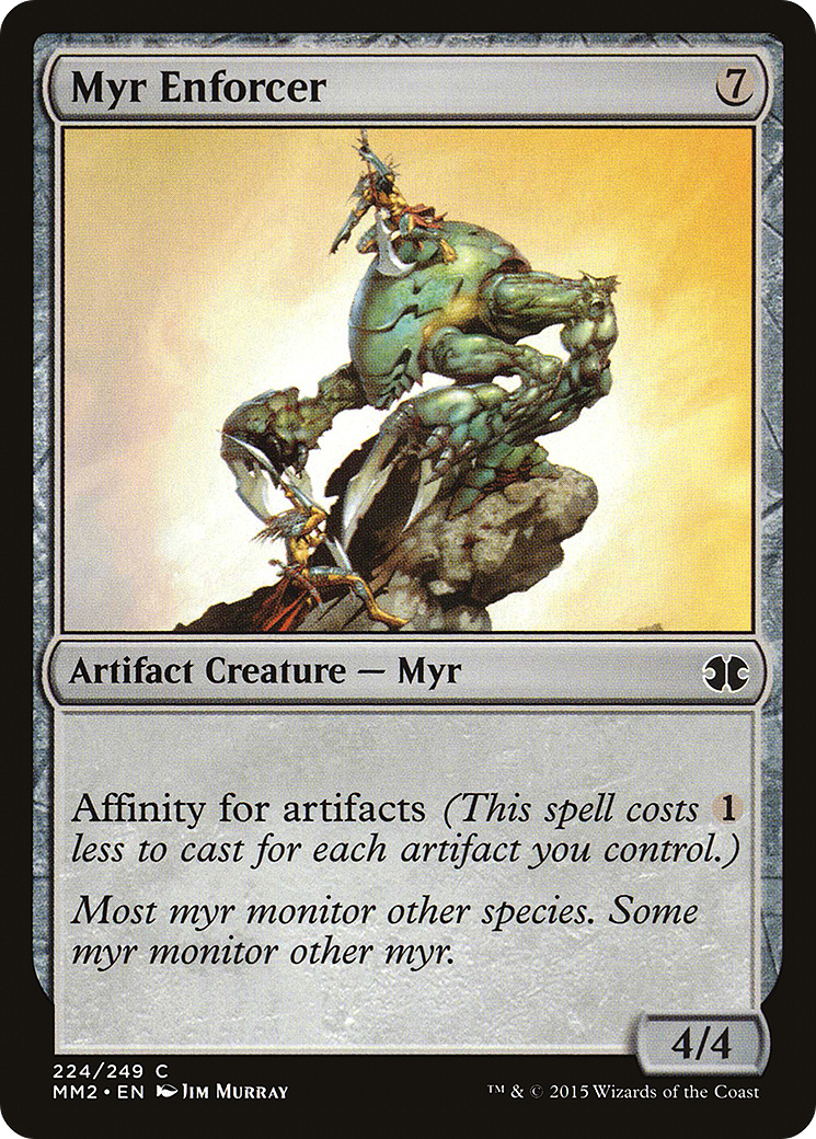 Myr Enforcer (224) Foil - Modern Masters 2015