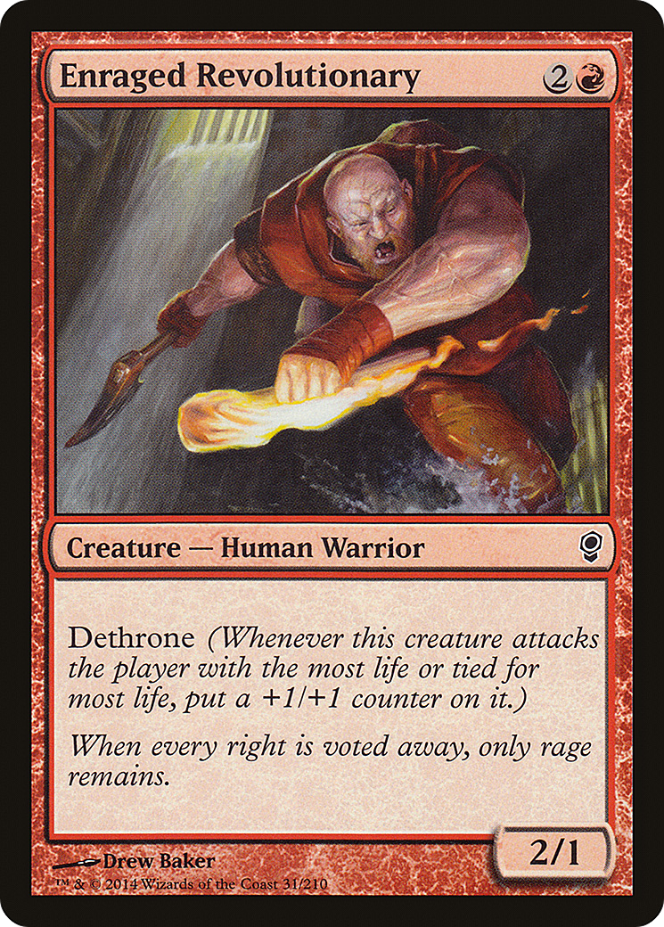 Enraged Revolutionary (031) Foil - Conspiracy