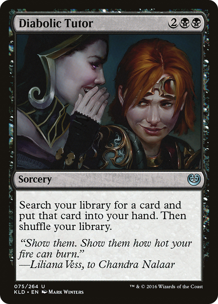 Diabolic Tutor (075) Foil - Kaladesh