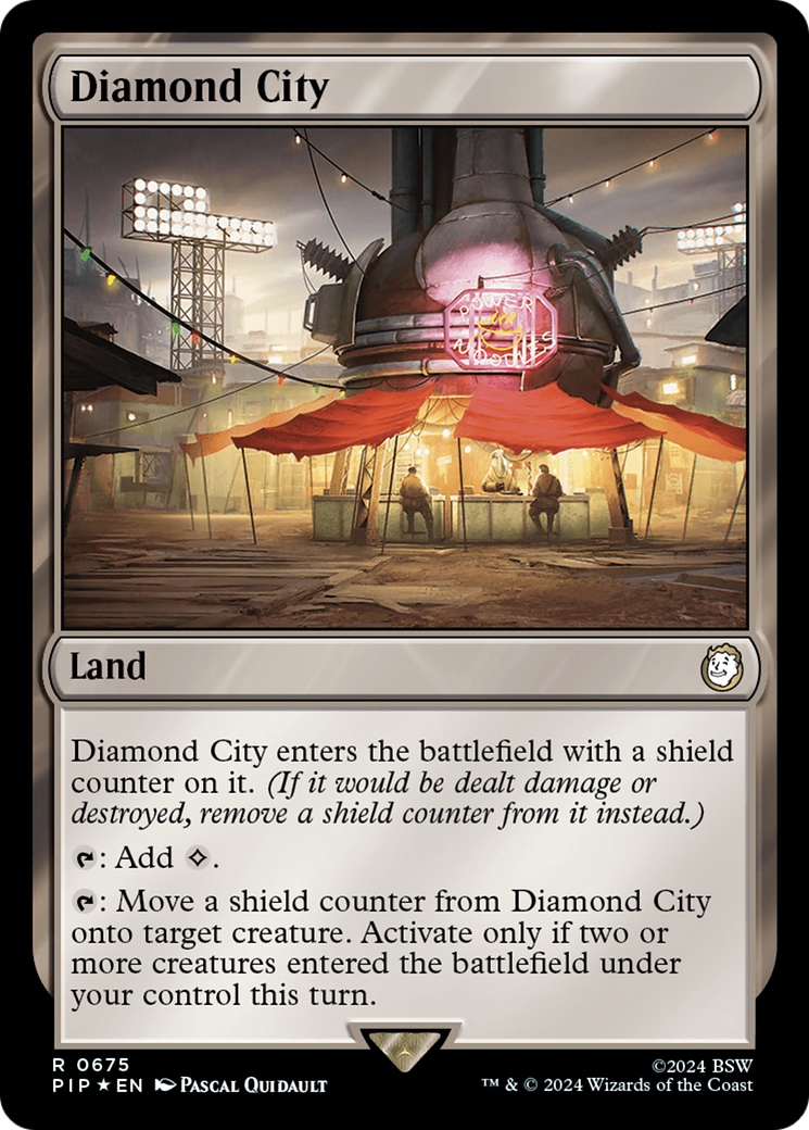 Diamond City (675) Surge Foil - Fallout
