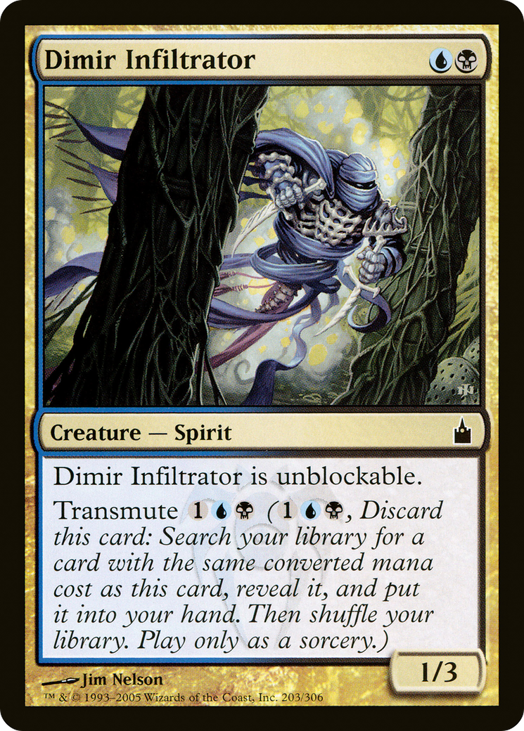 Dimir Infiltrator (203) Foil - Ravnica: City of Guilds
