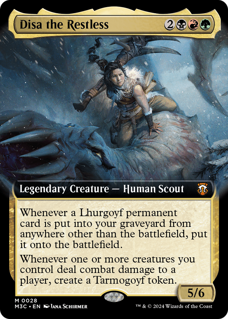 Disa the Restless (Extended Art) (028) Foil - Commander: Modern Horizons 3