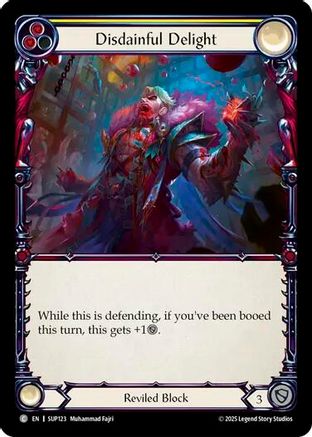Disdainful Delight (SUP123) Rainbow Foil - Super Slam