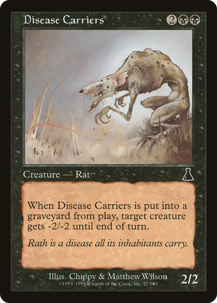 Disease Carriers (057) Foil - Urza's Destiny