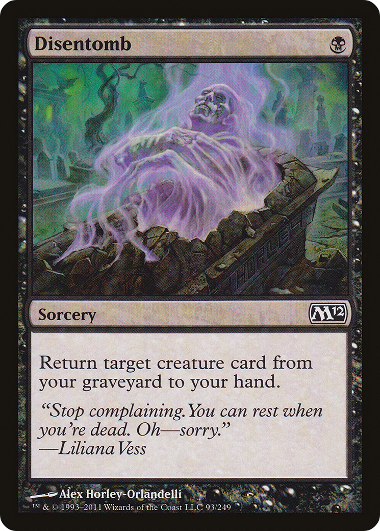 Disentomb (093) Foil - Magic 2012