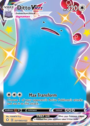 Ditto VMAX (SV119) (Shiny Vault) Holofoil - Shining Fates