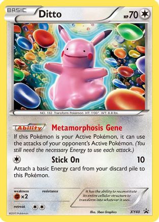 Ditto (XY40) Holofoil - Black Star Promos