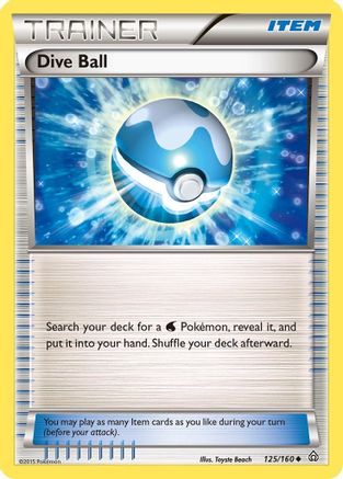 Dive Ball (125) Reverse Holofoil - Primal Clash