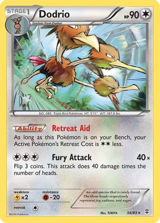 Dodrio (56) Reverse Holofoil - Generations