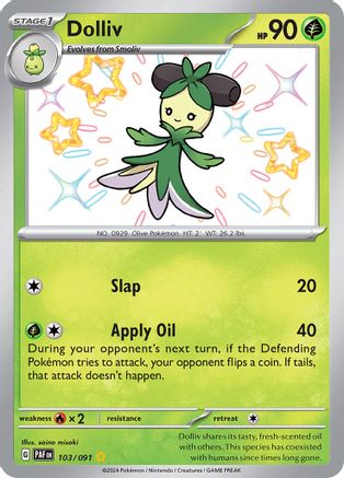 Dolliv (103) Holofoil - Paldean Fates