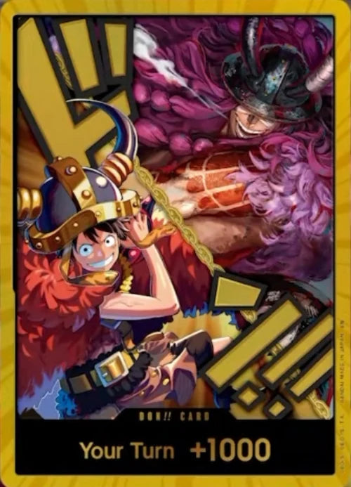 DON!! Card (Alternate Art) (Luffy and Loki) (Gold) Foil - OP17