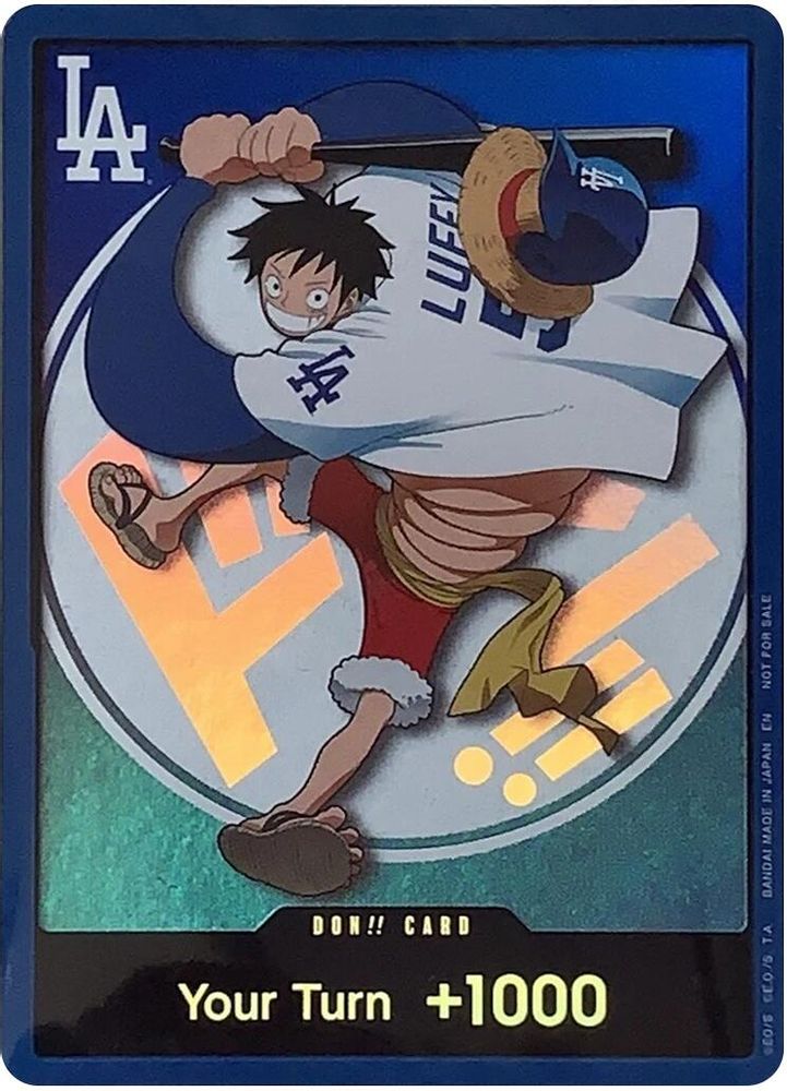 DON!! Card (LA Dodgers 2026) Foil - One Piece Promotion Cards