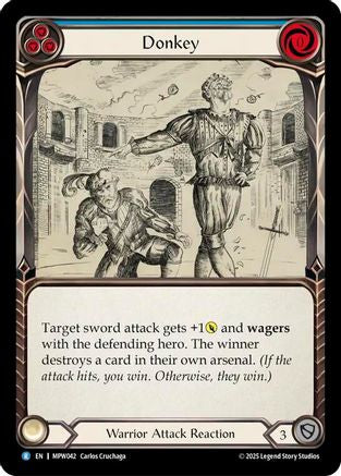 Donkey (Blue) (MPW042) Rainbow Foil - Mastery Pack Warrior