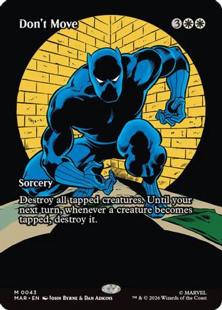 Don't Move (043) Foil - Marvel Universe