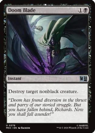 Doom Blade (576) Foil - Commander: Marvel Super Heroes