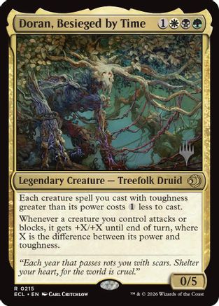 Doran, Besieged by Time (Promo Pack) (215) Foil - Lorwyn Eclipsed