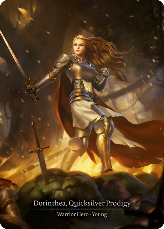 Dorinthea, Quicksilver Prodigy (Marvel) (HER167) Cold Foil - Flesh and Blood: Promo Cards